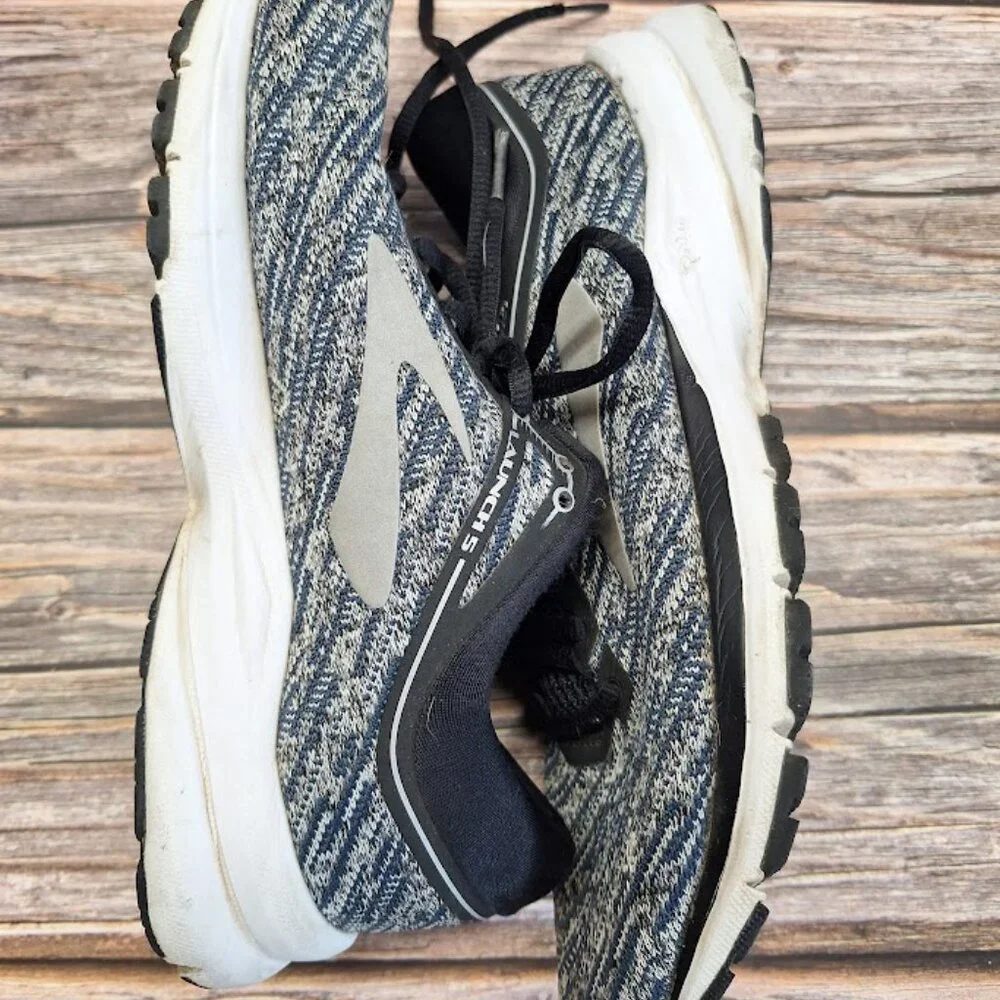 Brooks Launch 5 Running Shoes Blue‎ Knit Womens Size 6.5